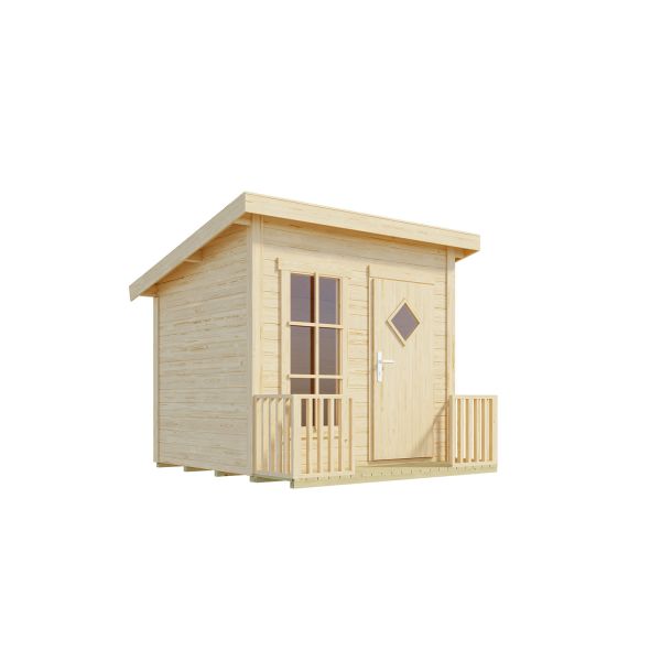 Lasita Maja Kinderspielhaus Flipp Naturbelassen 200x160 cm