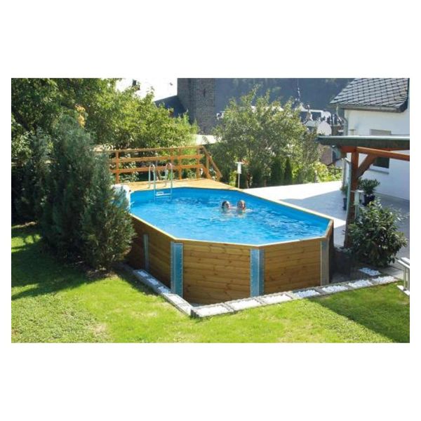 Weka Massivholzpool 594 | "Alles dabei" | inkl. Technik Sandfilteranlage | Maximum und Technikraum |