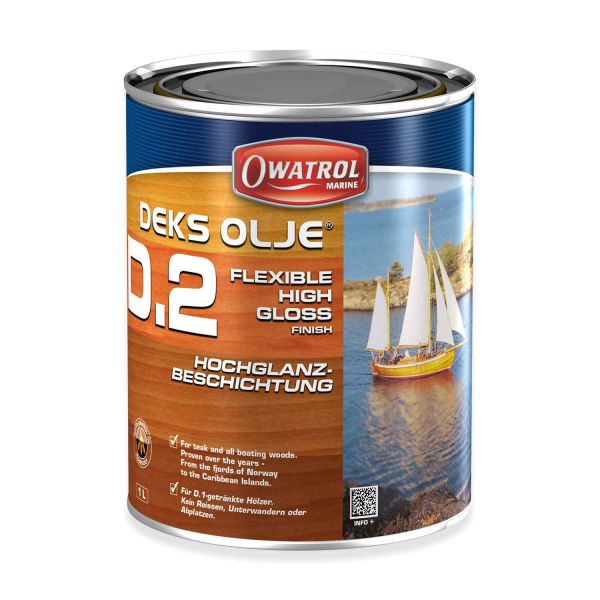 Owatrol D2 hochglanz-Klarlack-Öl 1L