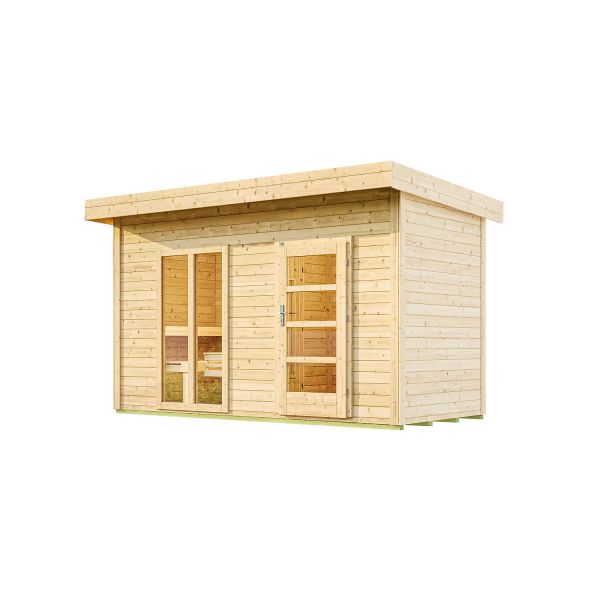 Weka Saunahaus FARSUND inkl. tiefem Fenster