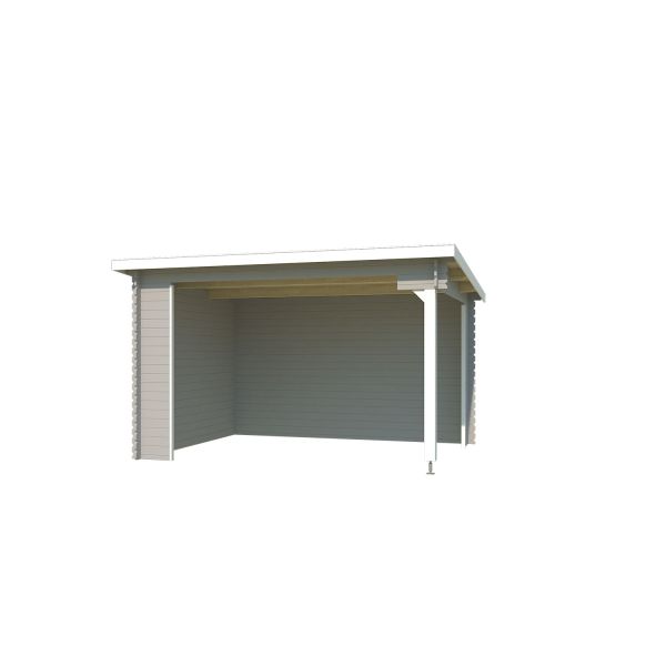 Lasita Maja Unterstand Lounge Buffalo 380 Lichtgrau 380x275 cm