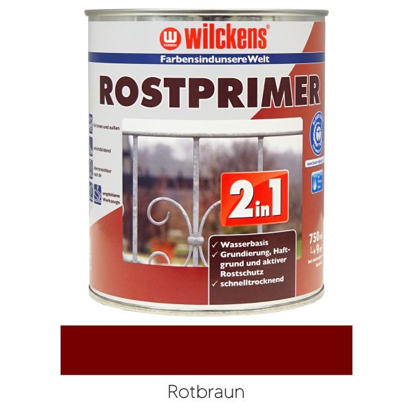Wilckens Rostprimer 2in1 Rotbraun 0,75l