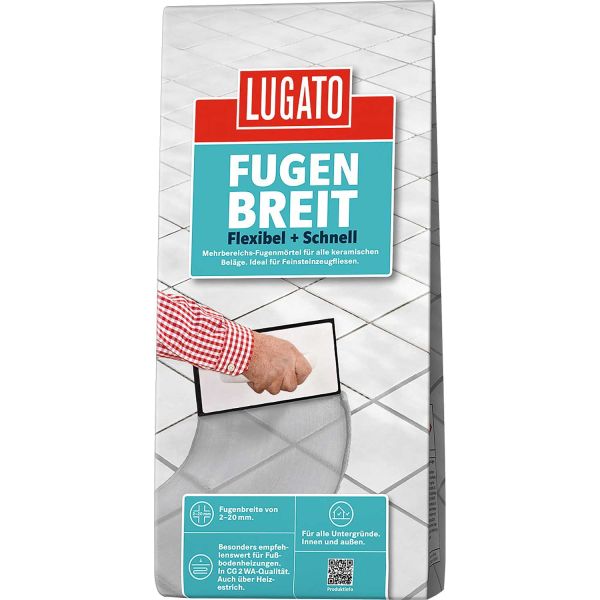 LUGATO Fugenbreit flexibel + schnell grau 5 kg