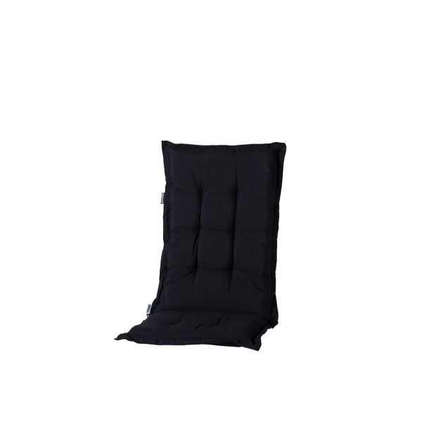 Nordje Hochlehner-Auflagen Comfort Gartenmöbel-Auflage 123x50x8cm schwarz