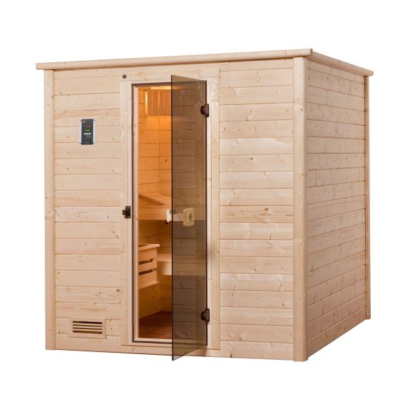 Weka Massivholzsauna BERGEN 2 GT