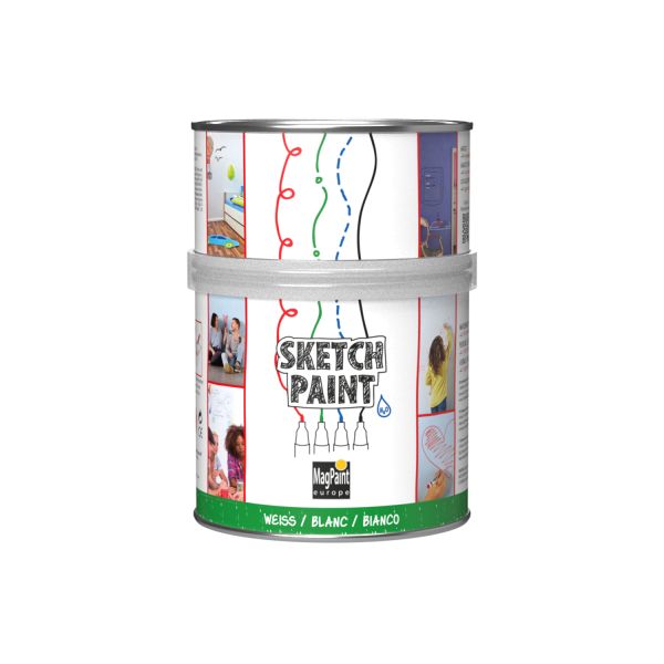 MagPaint SketchPaint Weiß glänzend 0,5l