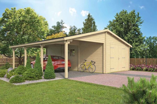 Garagen Carport Torell mit Satteldach | von Nordje | 830x770x330cm