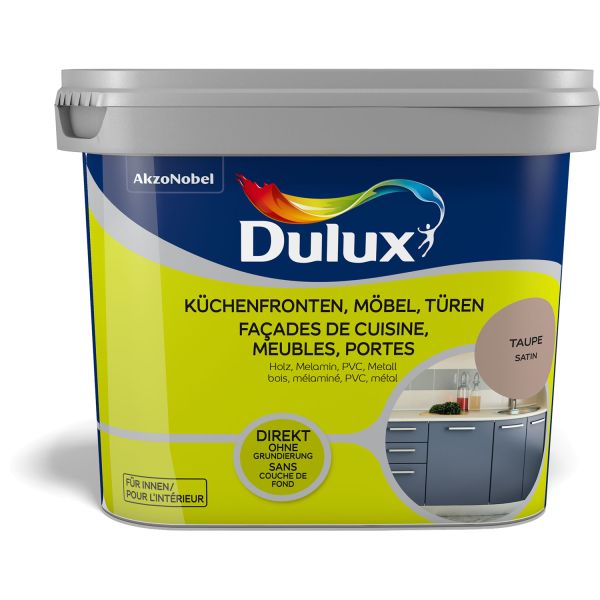 Dulux Fresh Up Küchen-, Möbel- und Türenfarbe Satin Taupe 750ml