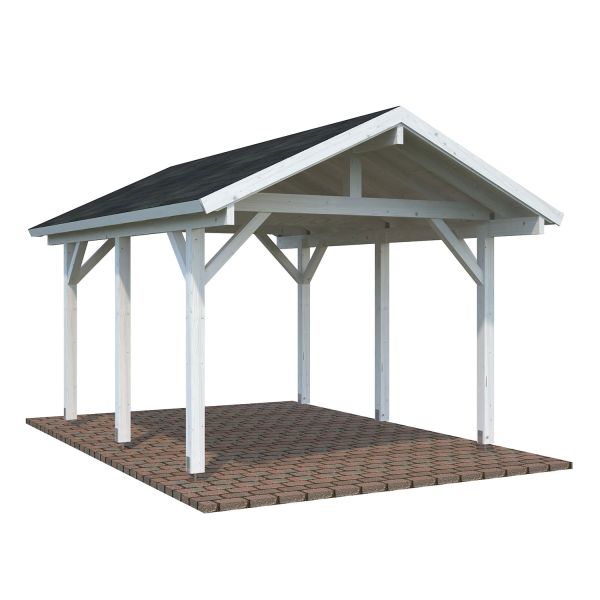 Palmako Carport Robert 11,7 m² weiß