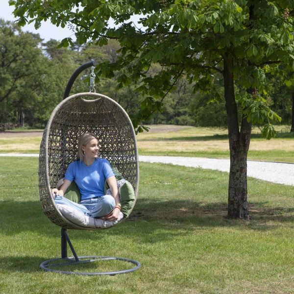 Madison Schutzhülle Gartenmöbel Abdeckung rund 100x200 cm grau