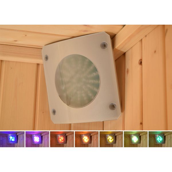 Weka Sauna Zubehör Farblichtanwendung Set A