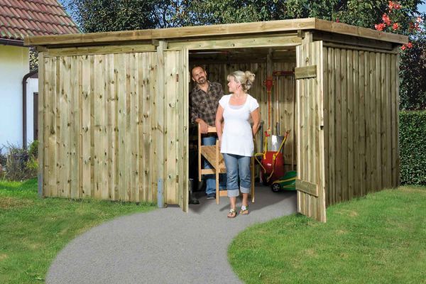 Weka Lagerhaus 607 Variante 4| kdi| 20 mm | 408x318x214 cm