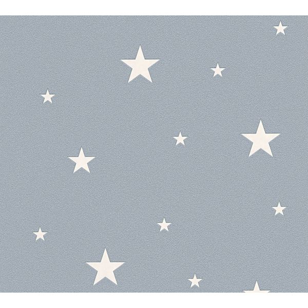A.S. Création Sterntapete "Day & Night" Vlies grau 324403