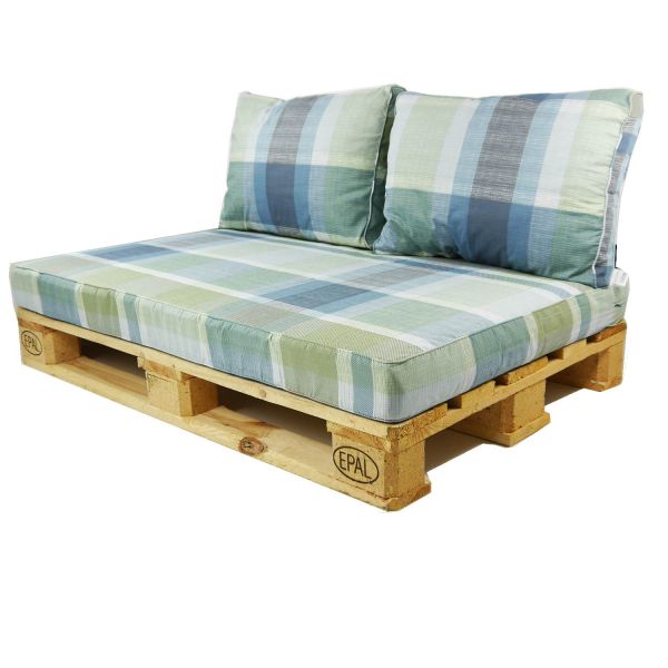 Nordje Palettenkissen Style Wilson blau