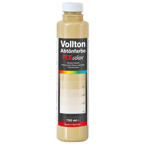 FIXcolor Abtönfarbe Elfenbein 750 ml
