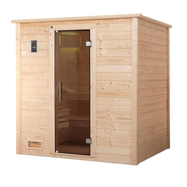 Weka Massivholzsauna BERGEN 1 GT