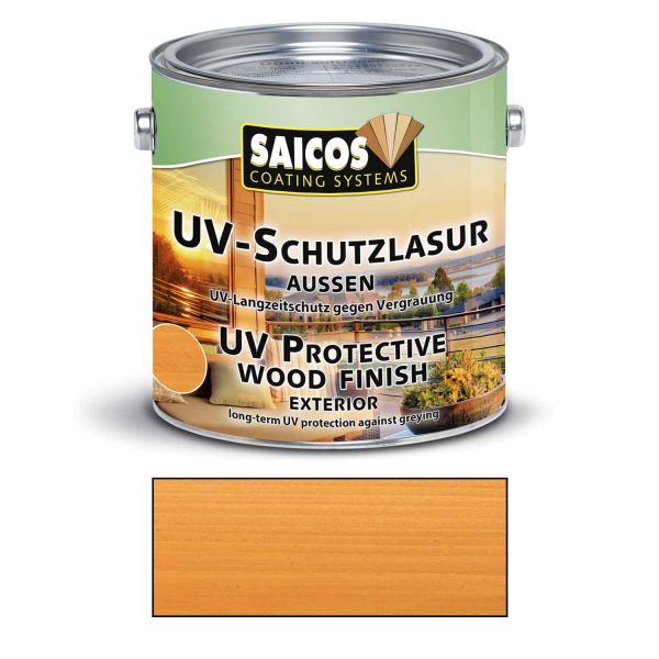 Saicos UV Schutzlasur Außen Kiefer 2,5l