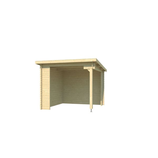 Lasita Maja Unterstand Lounge Buffalo 275 Naturbelassen 275x275 cm