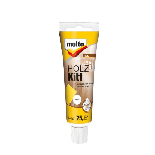 Molto Holz Kitt Mahagoni 75g zum Ausbessern kleiner Risse und Löcher