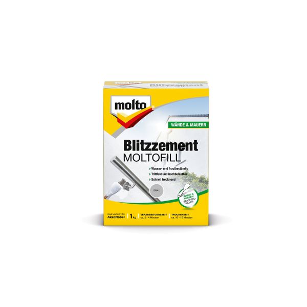 Molto Blitzzement Moltofill Grau 1kg