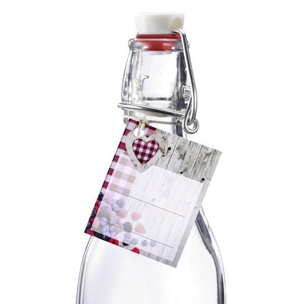 Westmark 6 Deko-Anhänger, Anhänger für Flaschen, Beschriftung