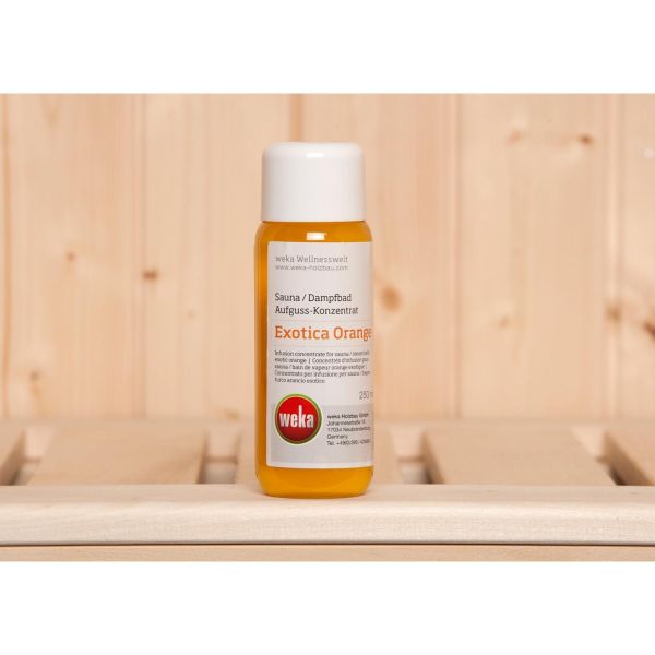 Weka Sauna Aufguss Konzentrat Exotica Orange 250ml Dampfbad Duft Wellness