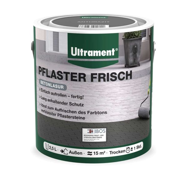 Ultrament Pflaster Frisch 2,5 L anthrazit