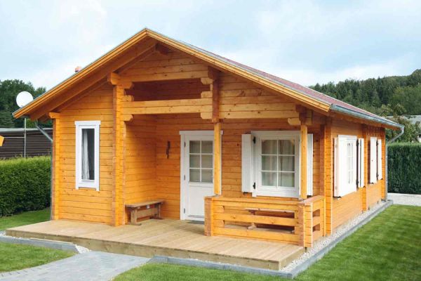 Wolff Finnhaus Spessart 92-D mit Schlafboden