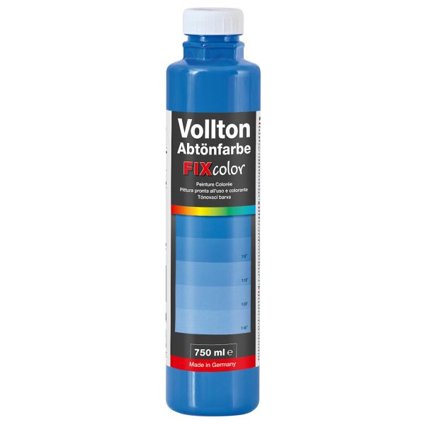 FIXcolor Abtönfarbe Enzianblau 750 ml