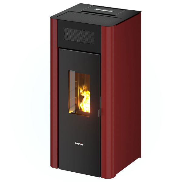 FreePoint Pelletofen Amaranto bordeaux 2,5 - 8,5 kW