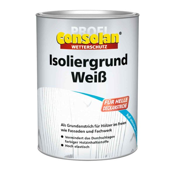 Consolan Isoliergrund weiß 0,75 L Hoch abdeckender Isoliergrund
