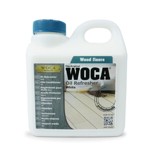Woca Öl-Refresher weiß 1l zum Auffrischen von geölten Holzfußböden
